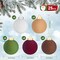 25PCS Velvet Christmas Ornaments,Flocked Ornaments,Shatterproof Bulk Christmas Balls Ornaments,Xmas Tree Ornaments,Christmas Hanging Ornament Christmas Tree Decorations Set(2.36 Inch)